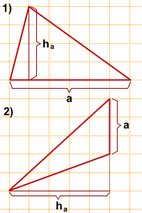 найдите площадь треугольника изображенного на рисунке