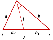 Все формулы длины биссектрисы треугольника